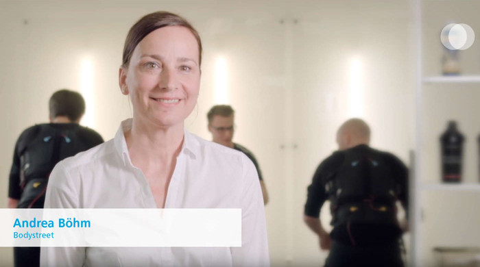 Im Video berichtet die Franchisenehmerin Andrea Böhm über ihre Erfahrungen für Bodystreet