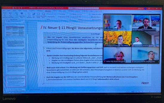Webkonferenz Preisangabenverordnung